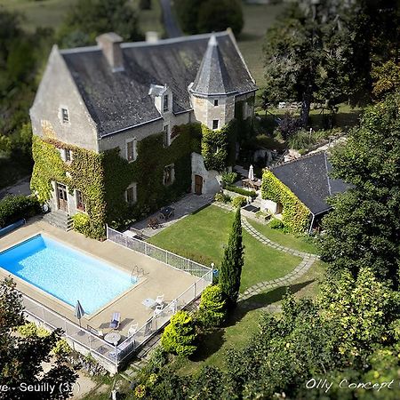 Manoir De L'Abbaye Bed & Breakfast Seuilly Exterior photo